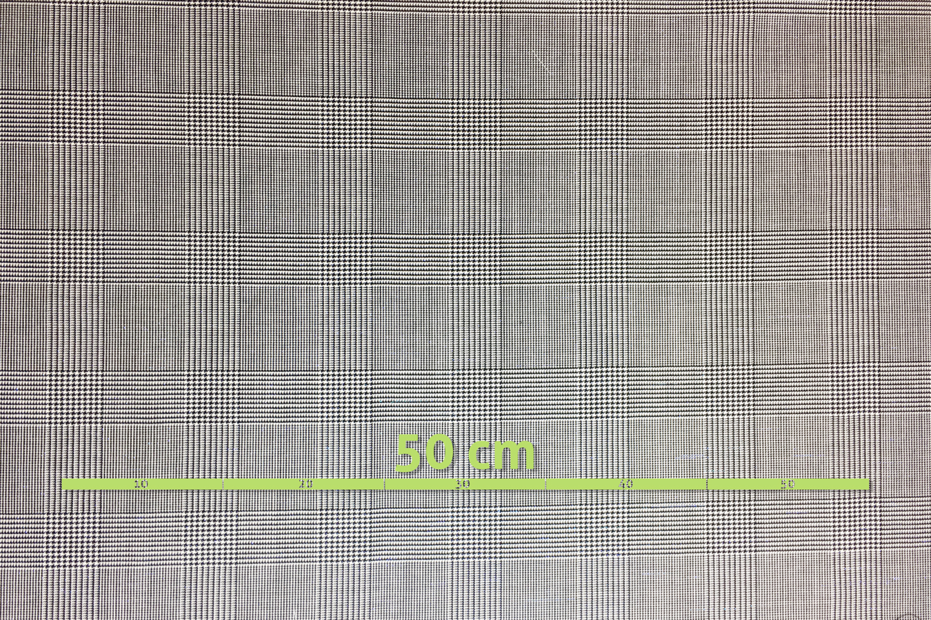 Glencheck mit Lurex - schwarz/weiß