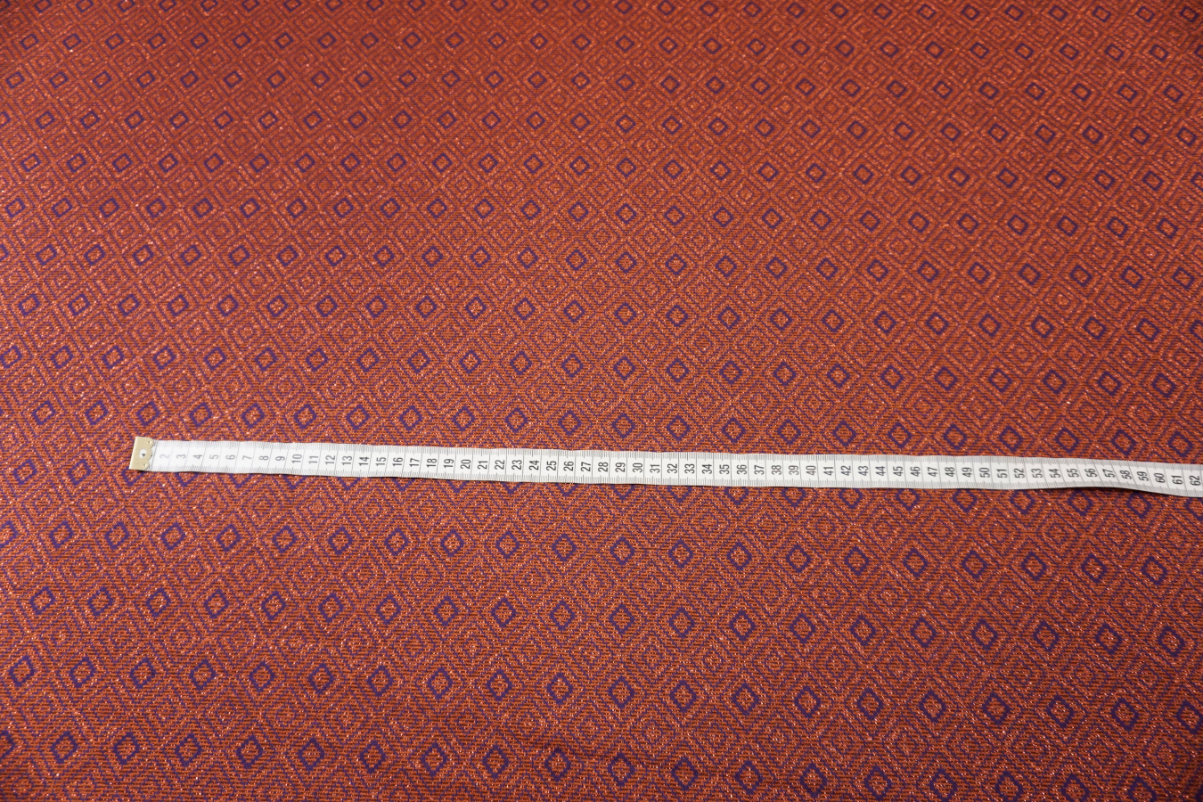 Viskosejersey mit Lurex orange-violett