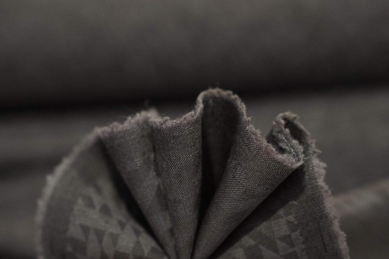 Schurwolle - Jacquard - Grautöne