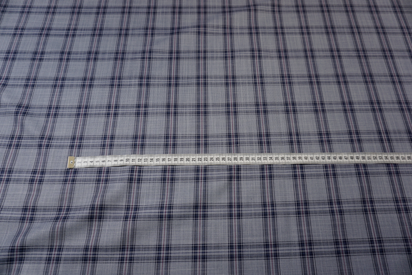 Schurwolle - Karowebmuster Blautöne