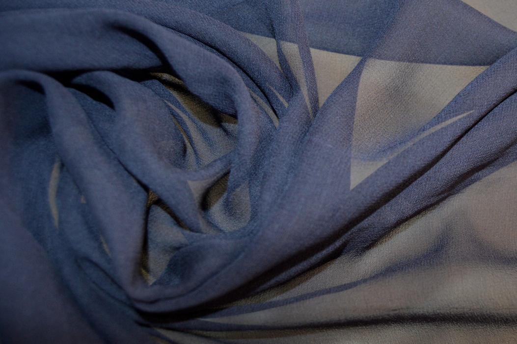 Chiffon - graublau