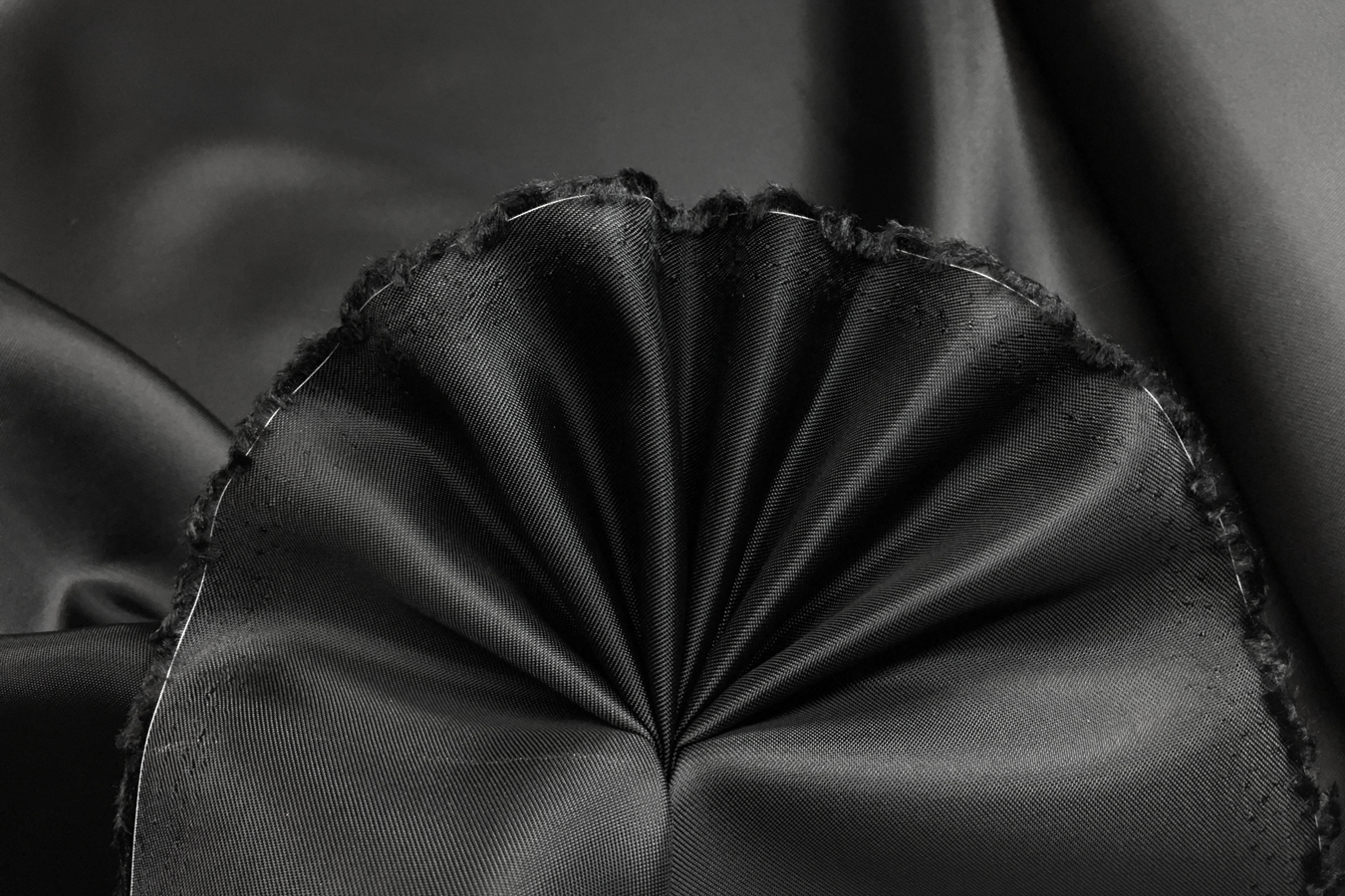 Viskoseserge - schwarz