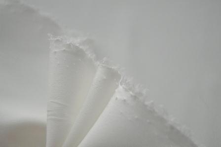 Seide in Stretchqualität - ecru