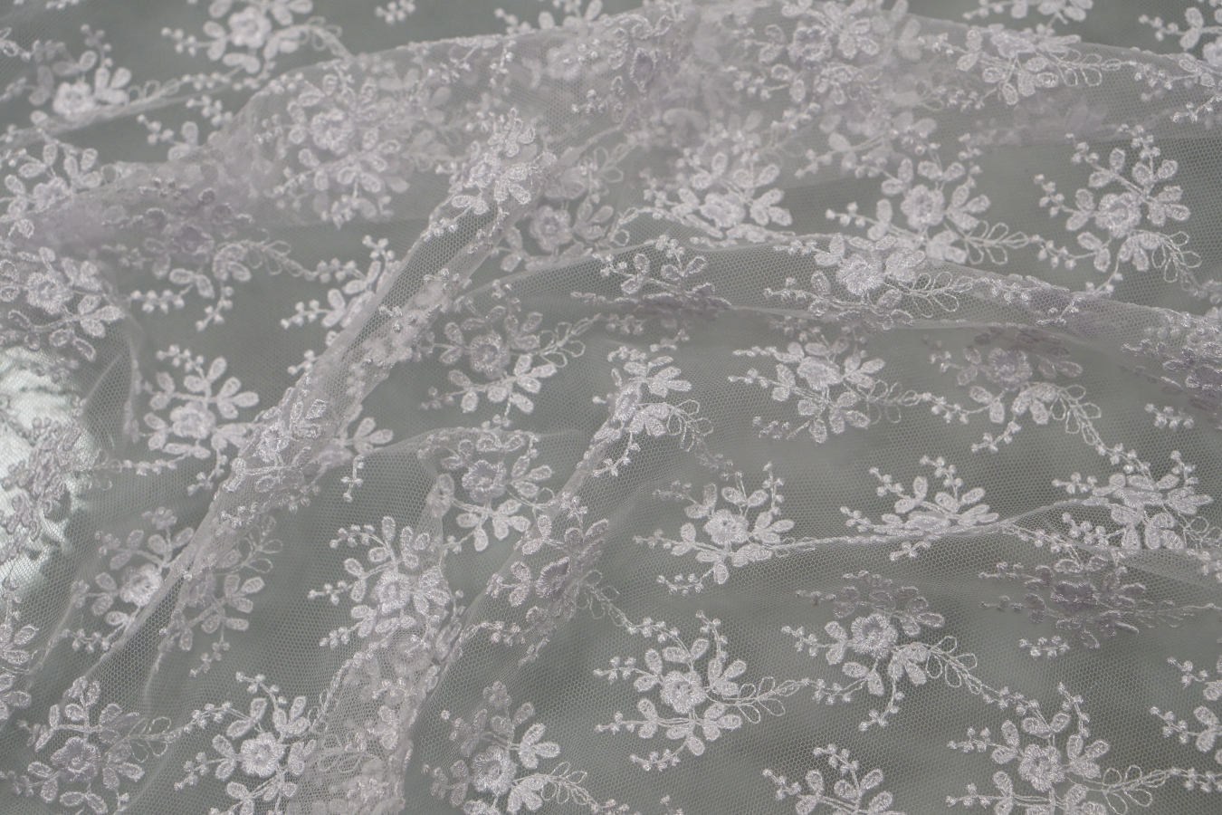 florale Spitze - weiß