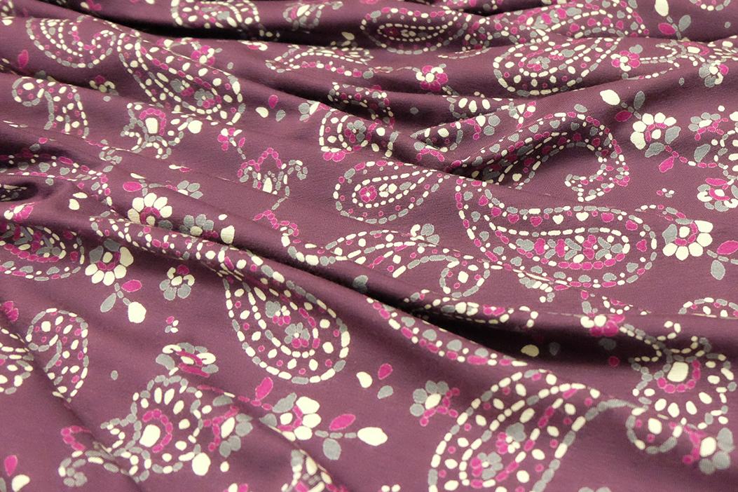 Jersey mit Mosaikpaisley