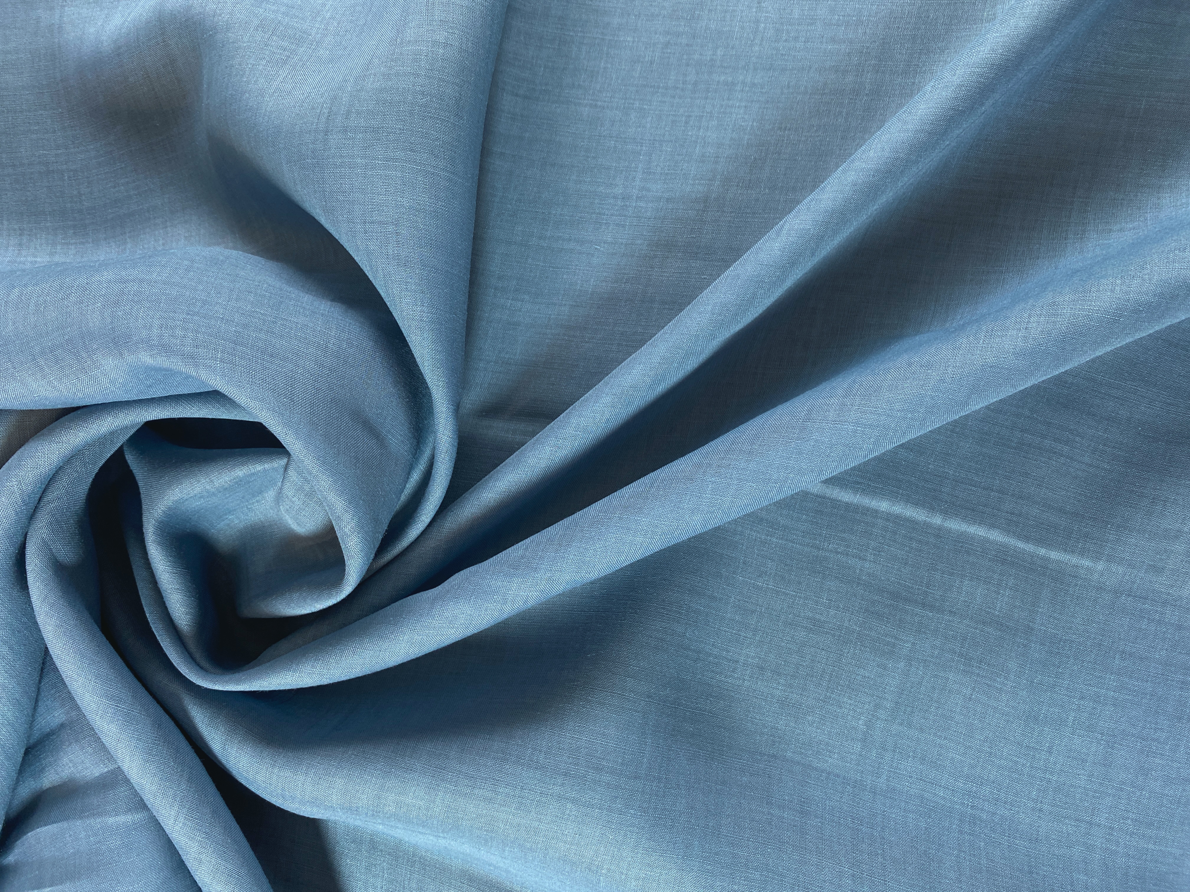 Feinleinen mittelblau