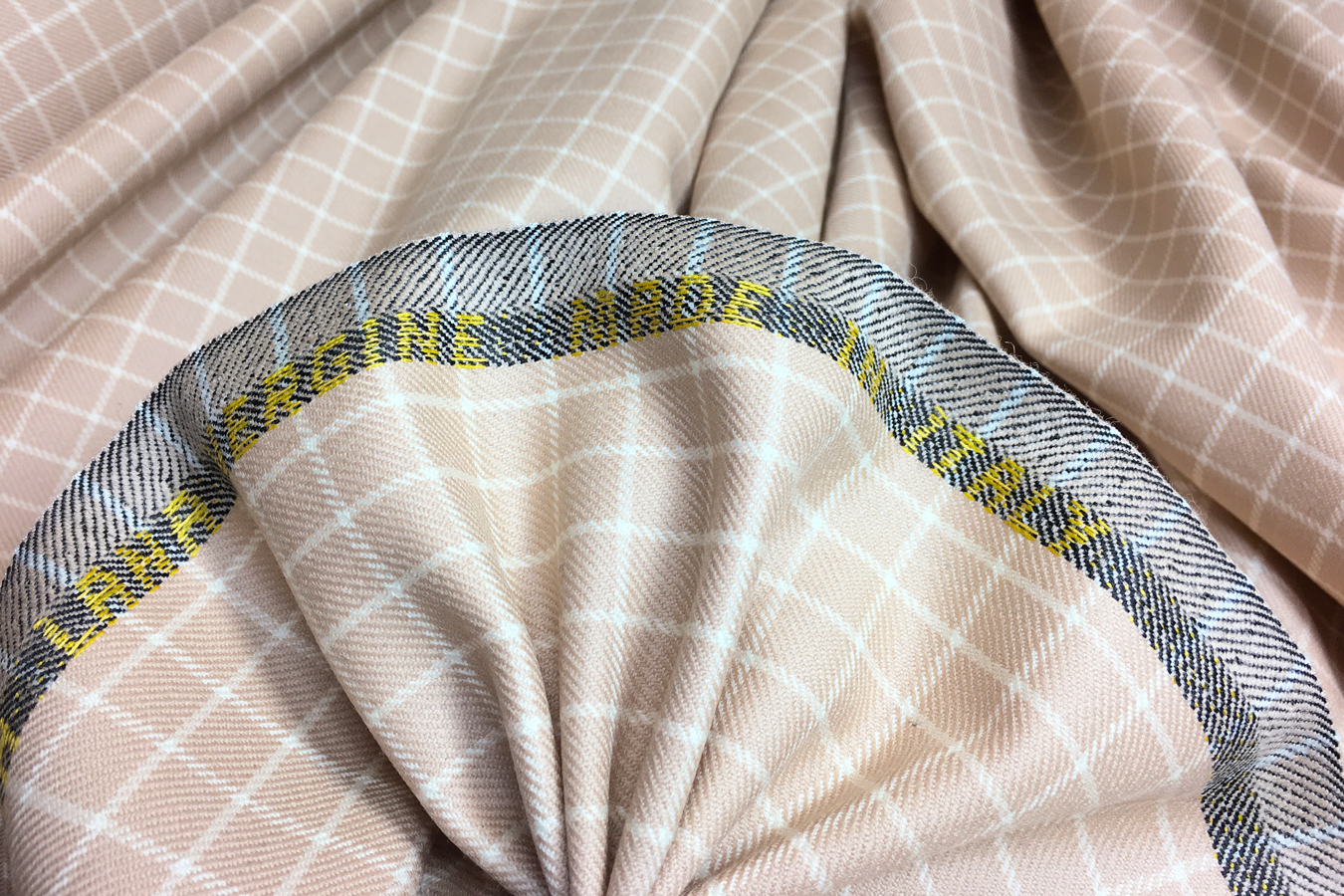 Schurwolle - Gitterkaro