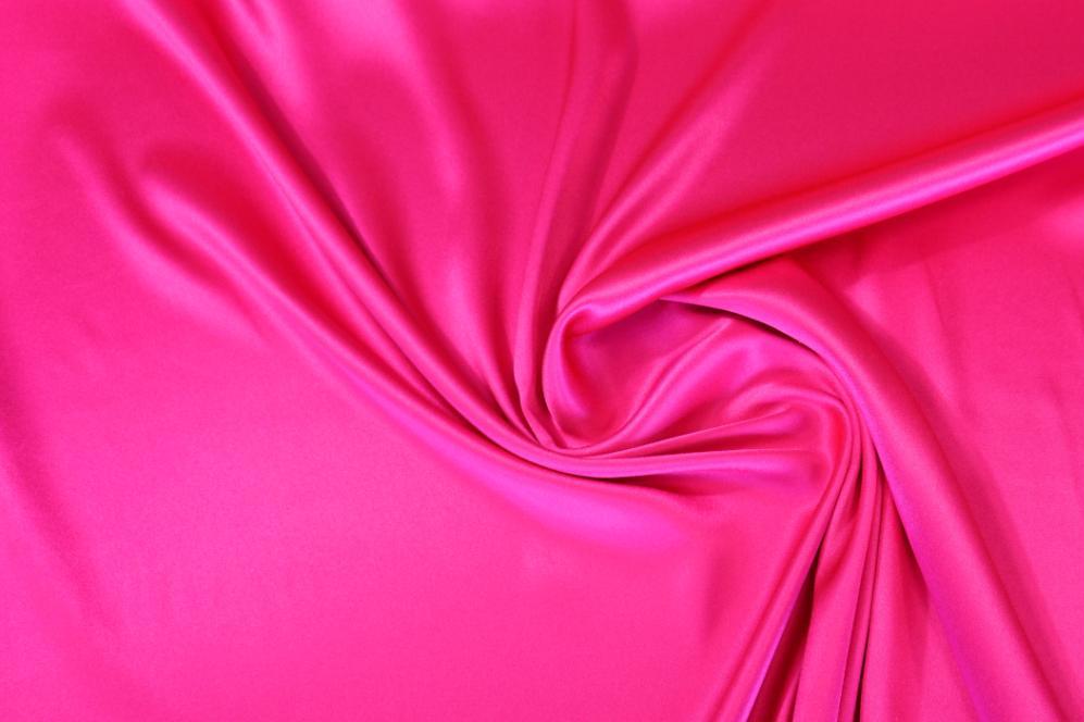 Schwerer Seidensatin - pink