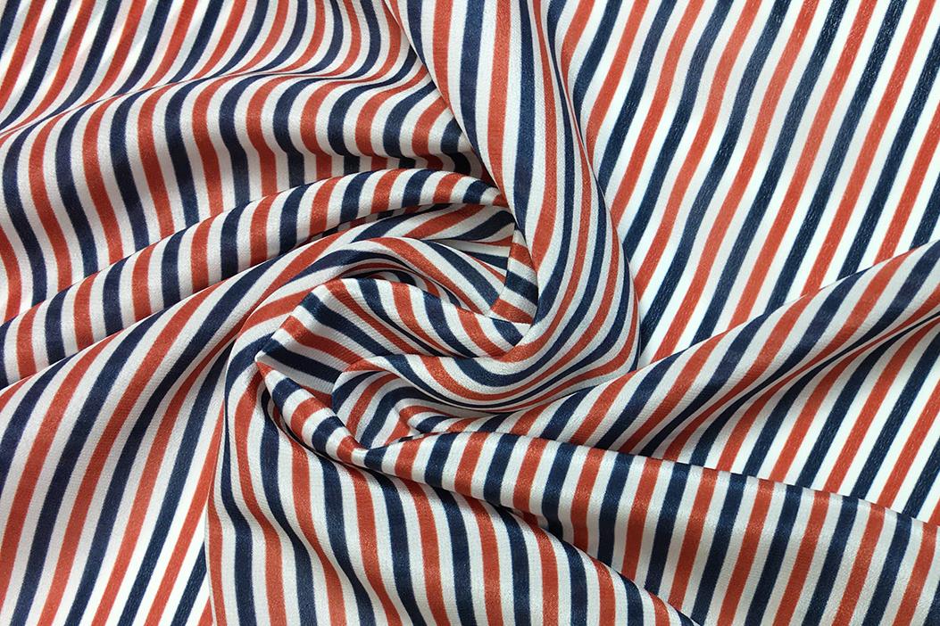 Crêpe de Chine - Streifen