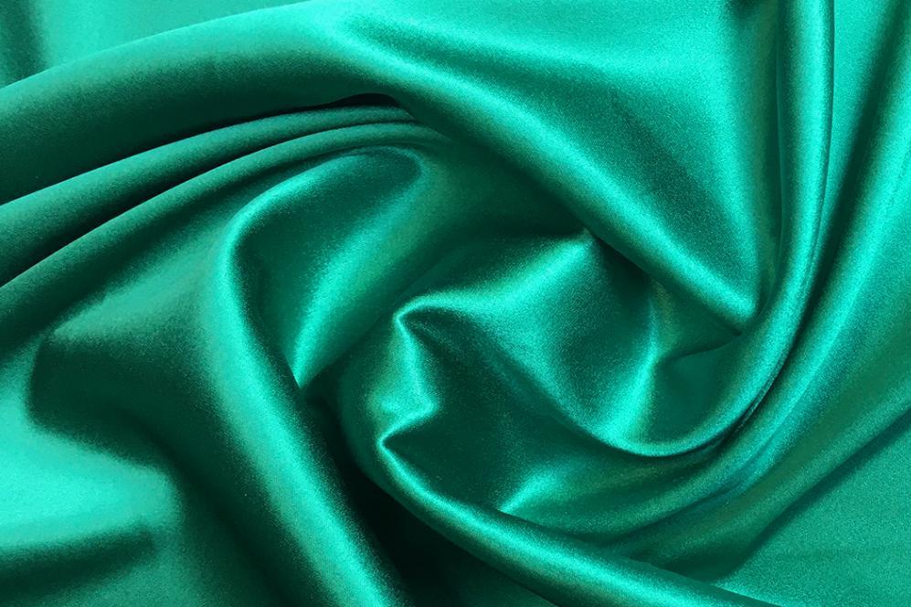 Seidenstretch - smaragdgrün