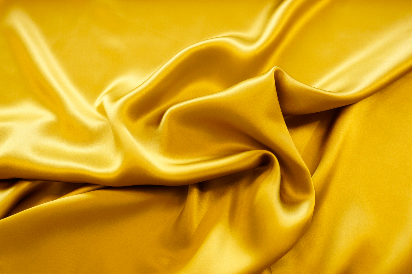 Seidensatin - metallic-grüngold