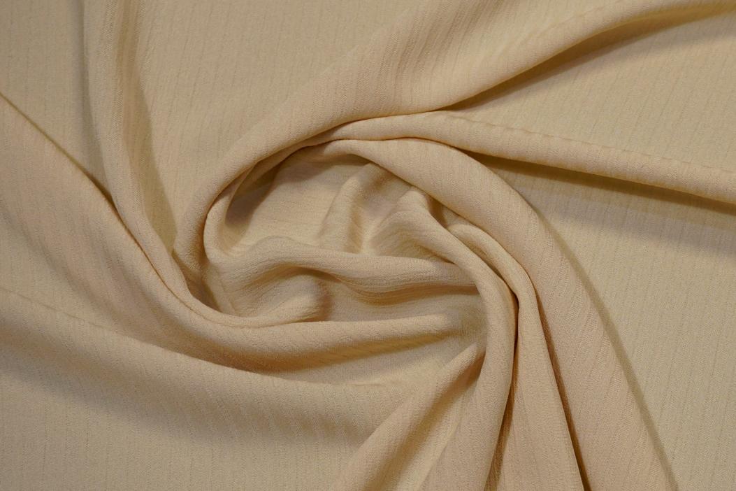 Seide mit Schurwolle - hellbeige