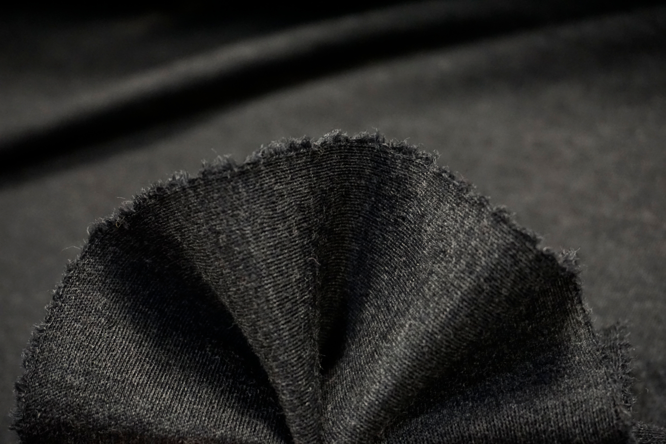 Romanit-Wolljersey - anthrazit