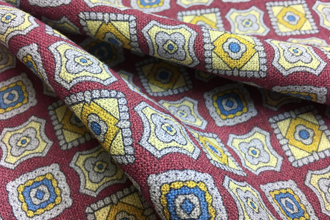 Schurwolle - Krawattenmuster