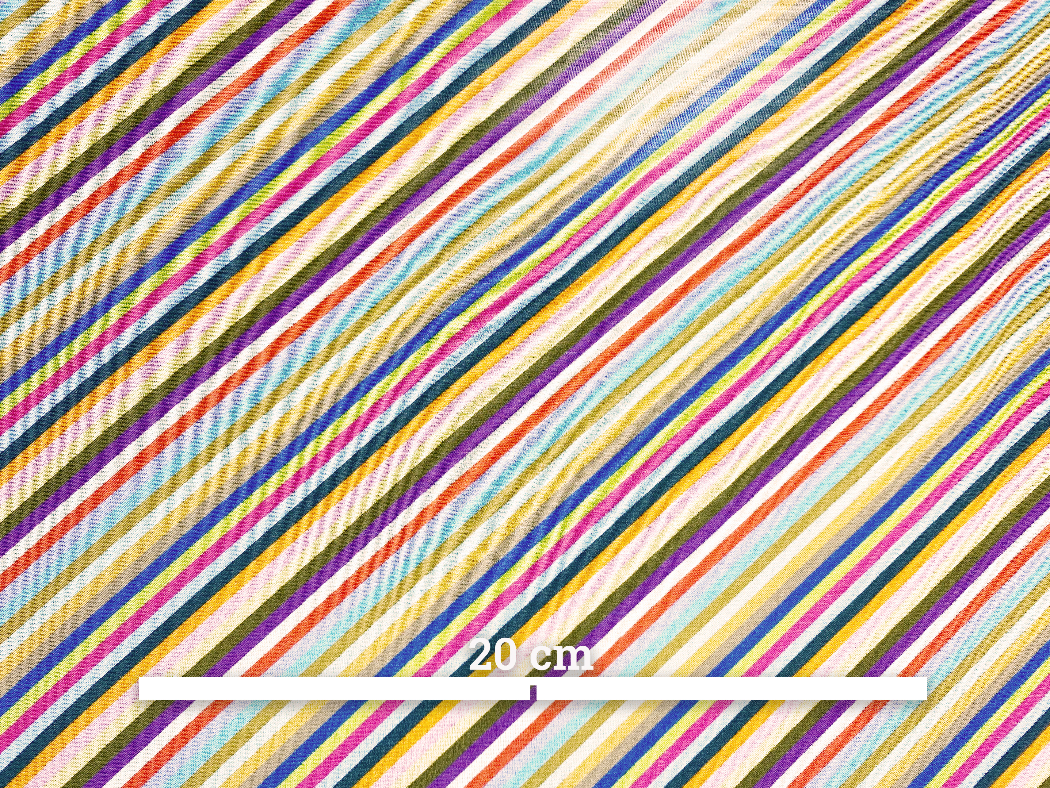 Chiffon bunte Schrägstreifen