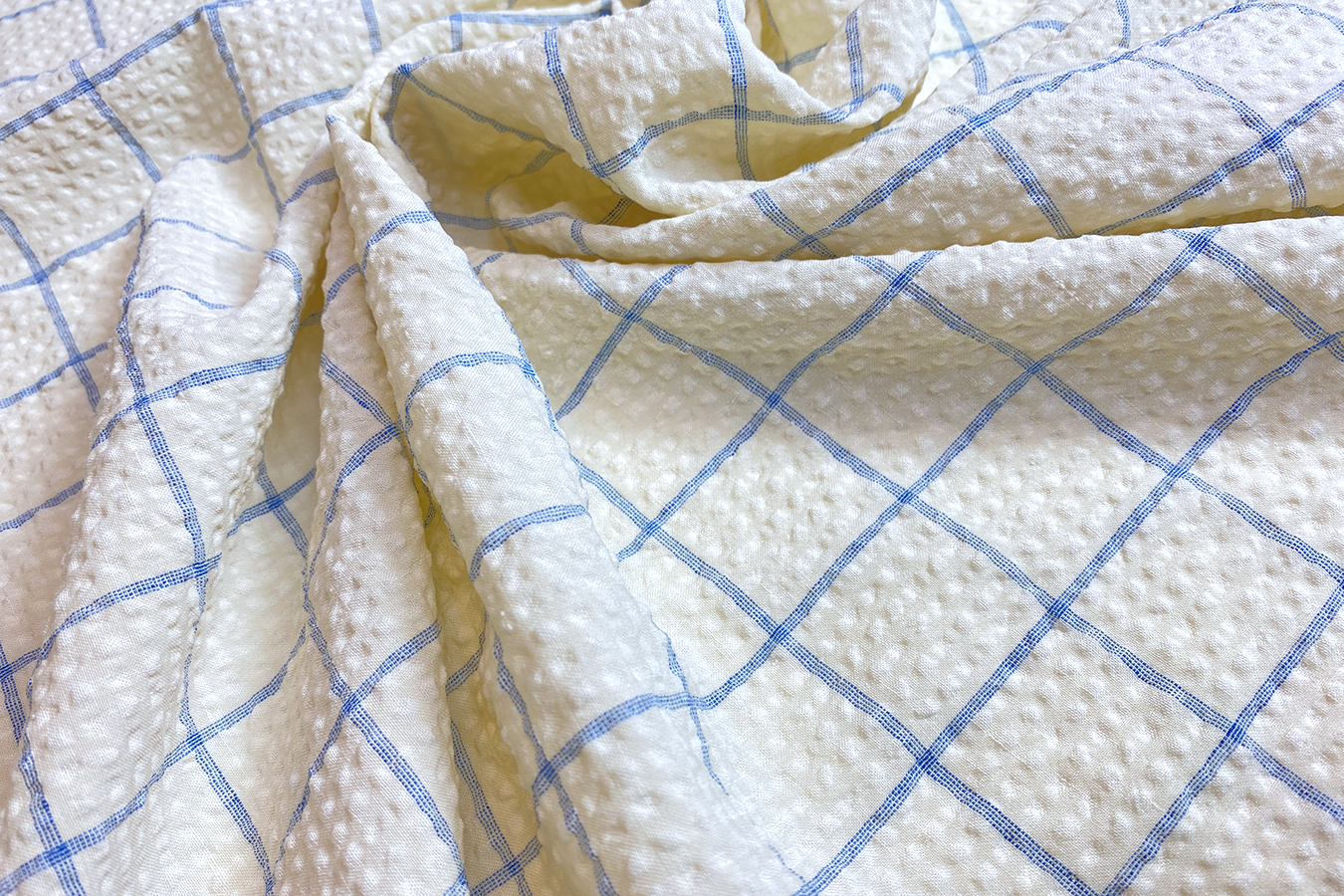 Schurwollmischung - Gitterkaro