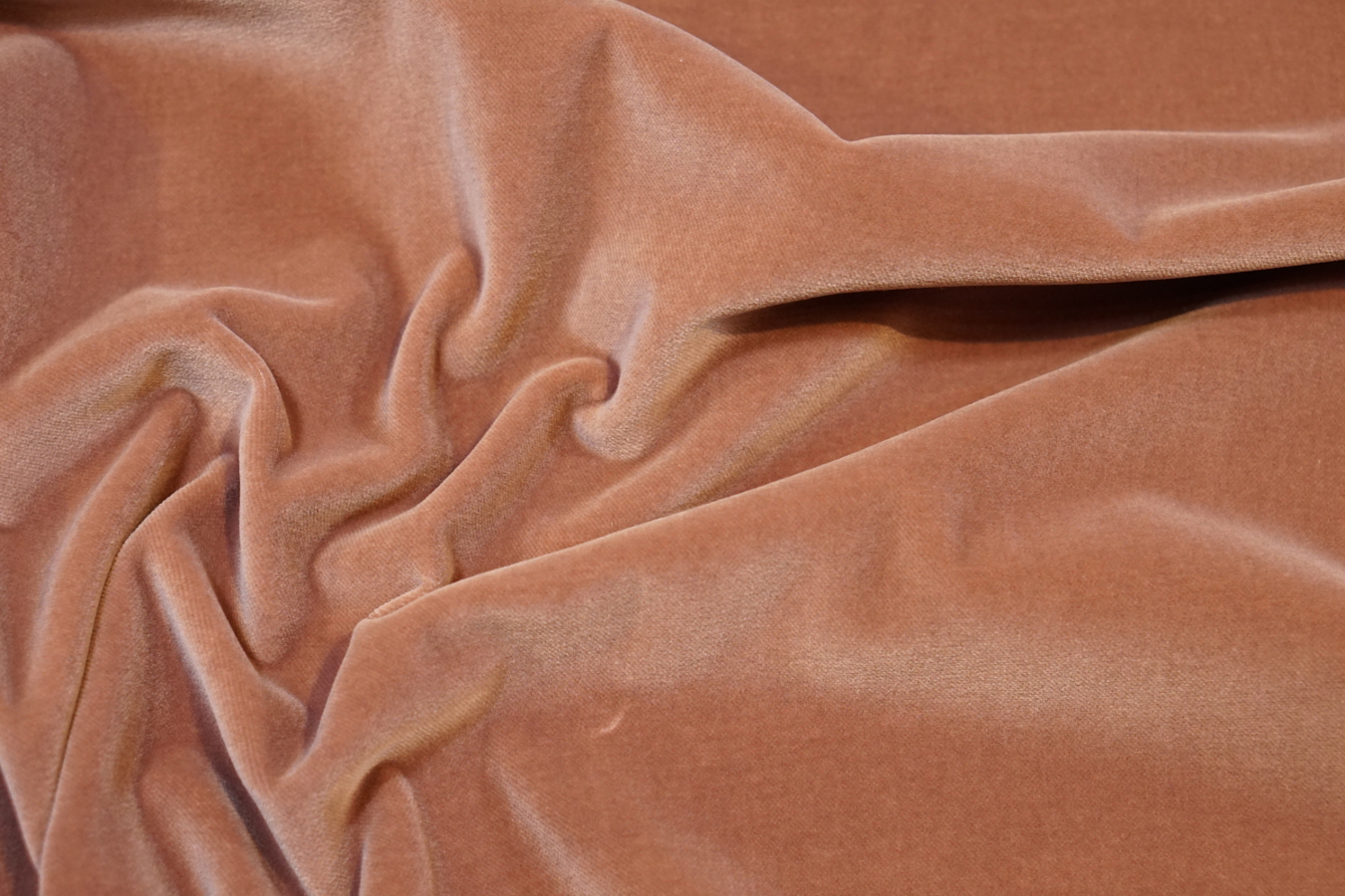 Baumwollsamt - puder-rosa