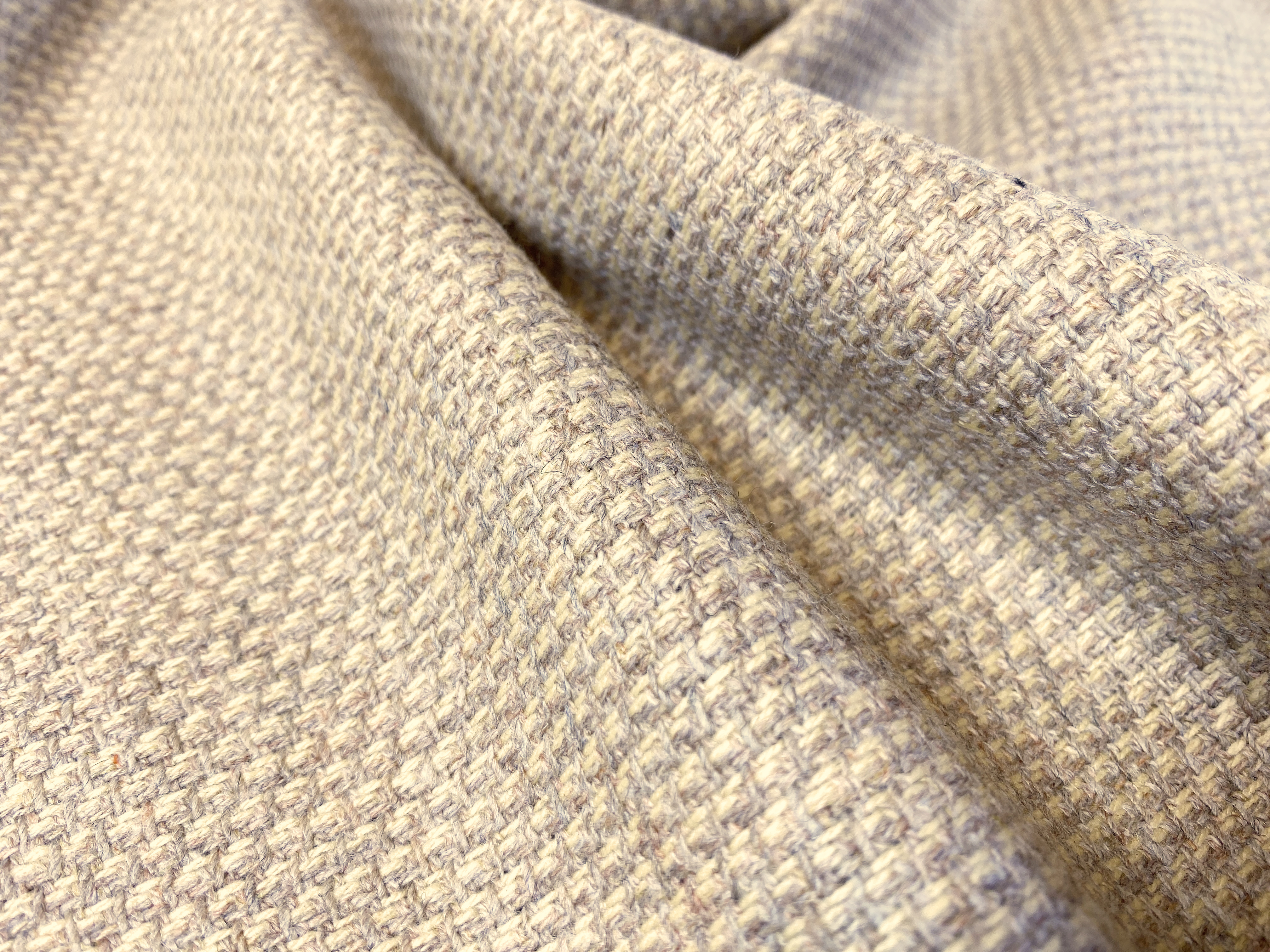 Lammwolle mit Kaschmir - beige/gelb