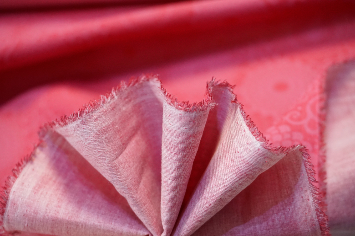 Baumwolle - pink mit rosa