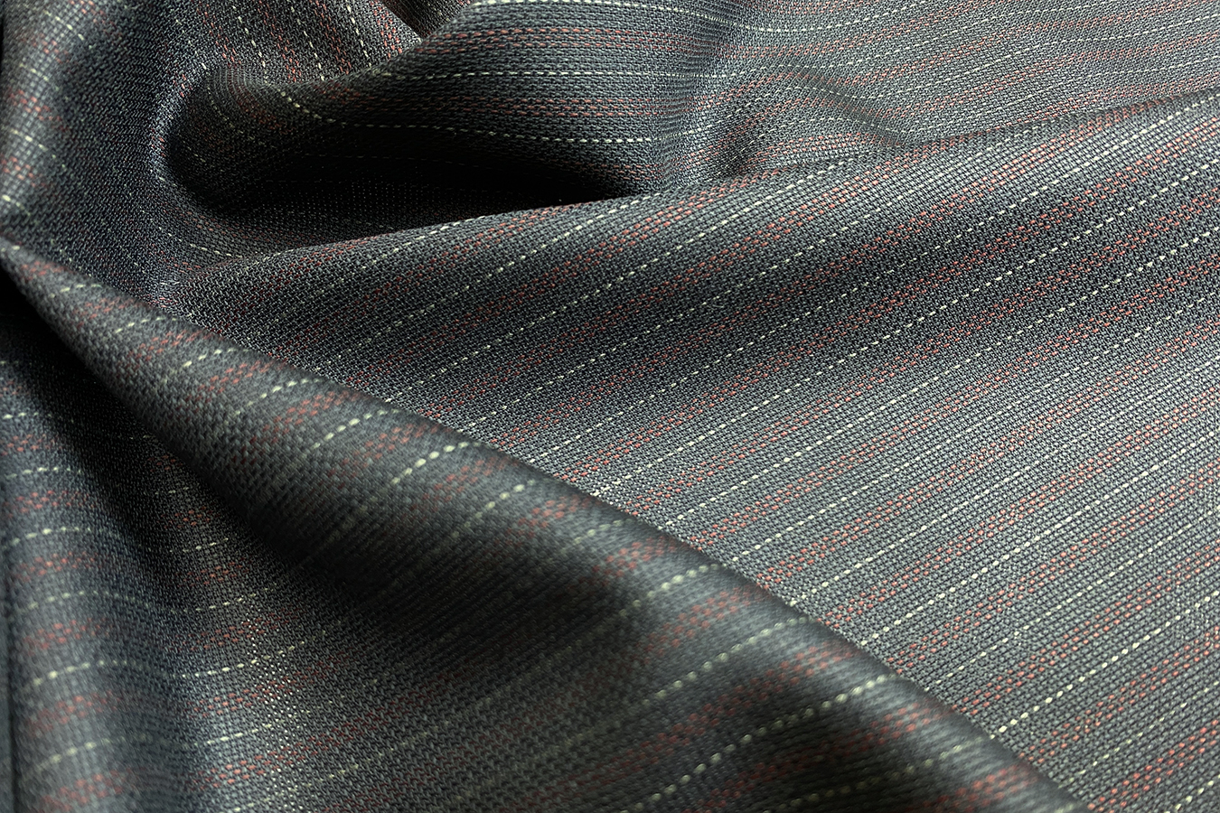 Schurwolle - Nadelstreifen