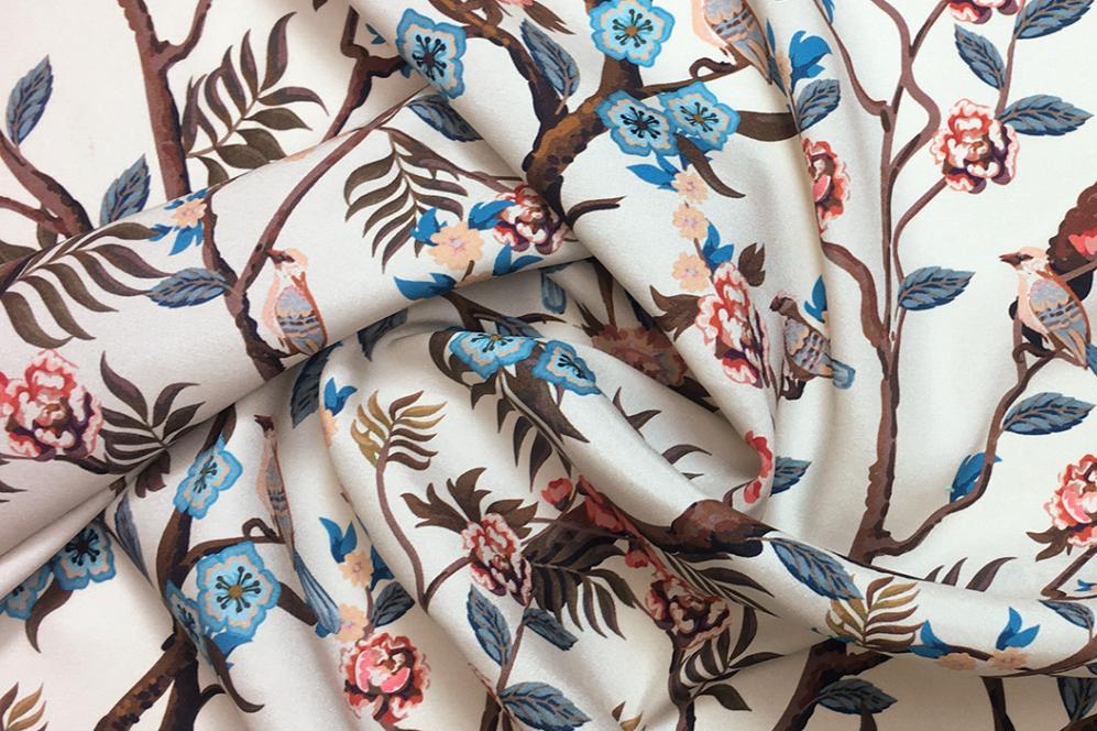 Seidenstretch - Vögel