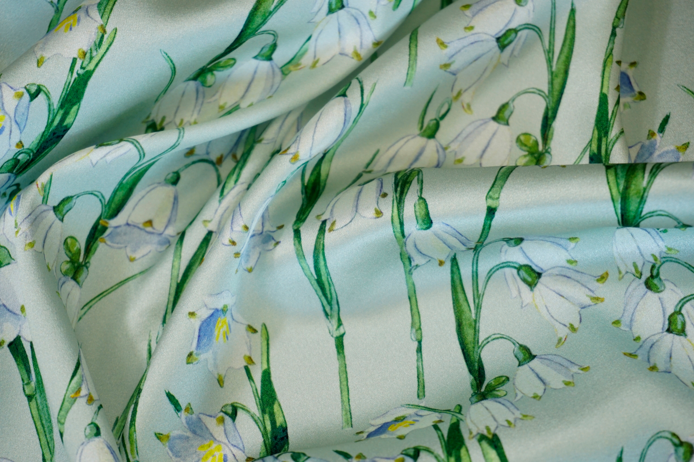 Seidenstretch - Schneeglöckchen