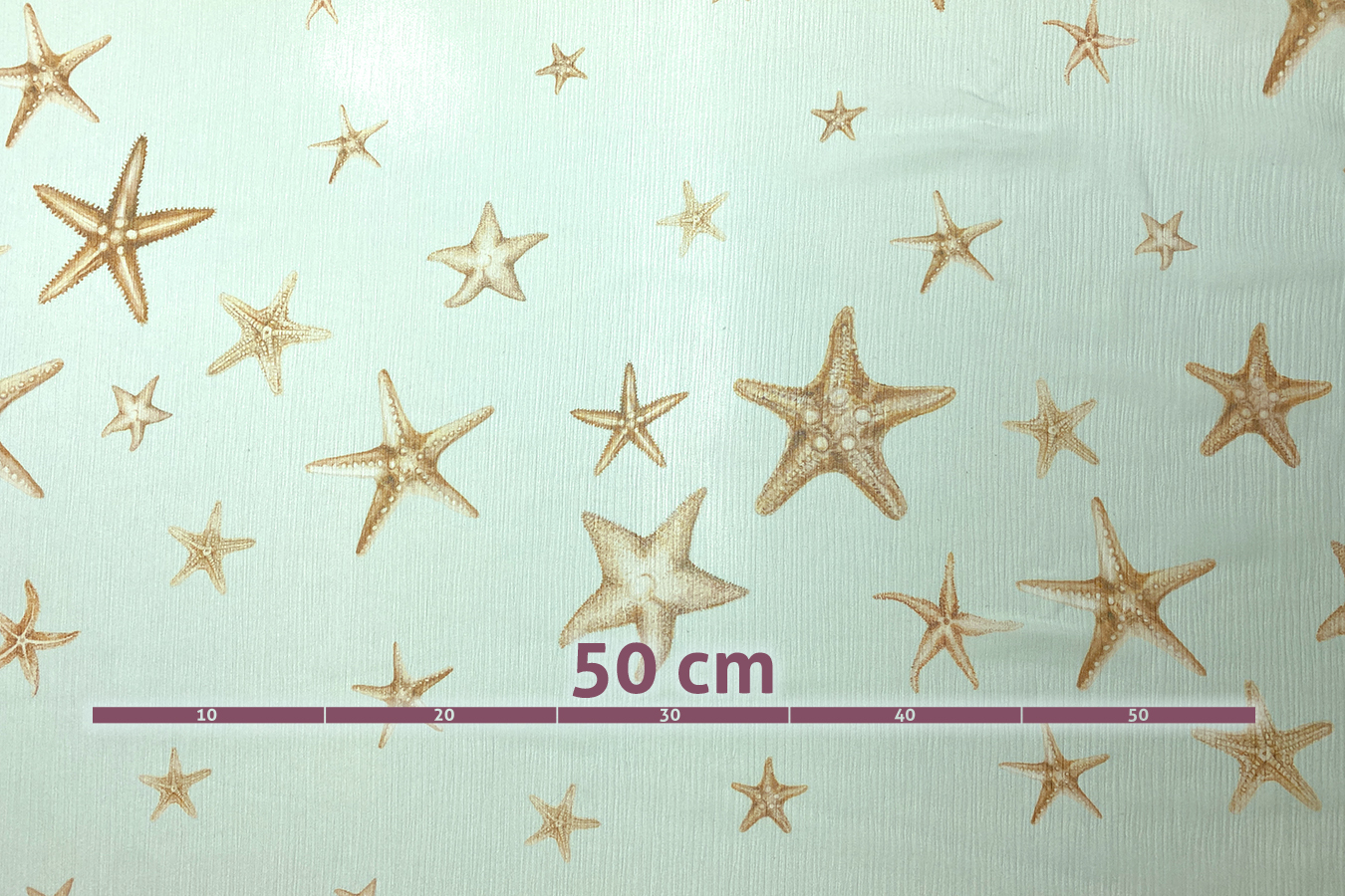 Seidenchiffon - Seesterne