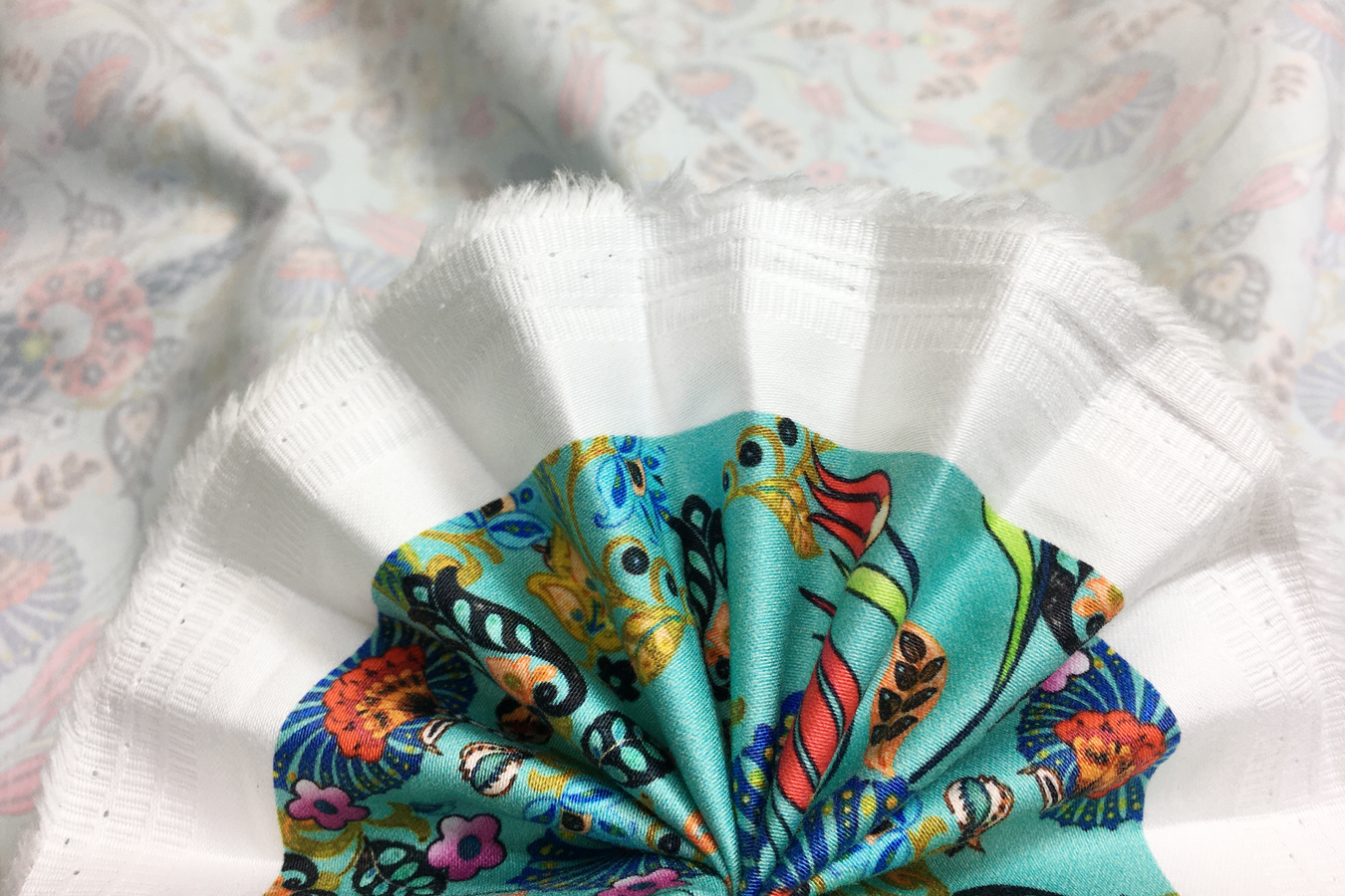 Baumwolle - Fantasieblumen