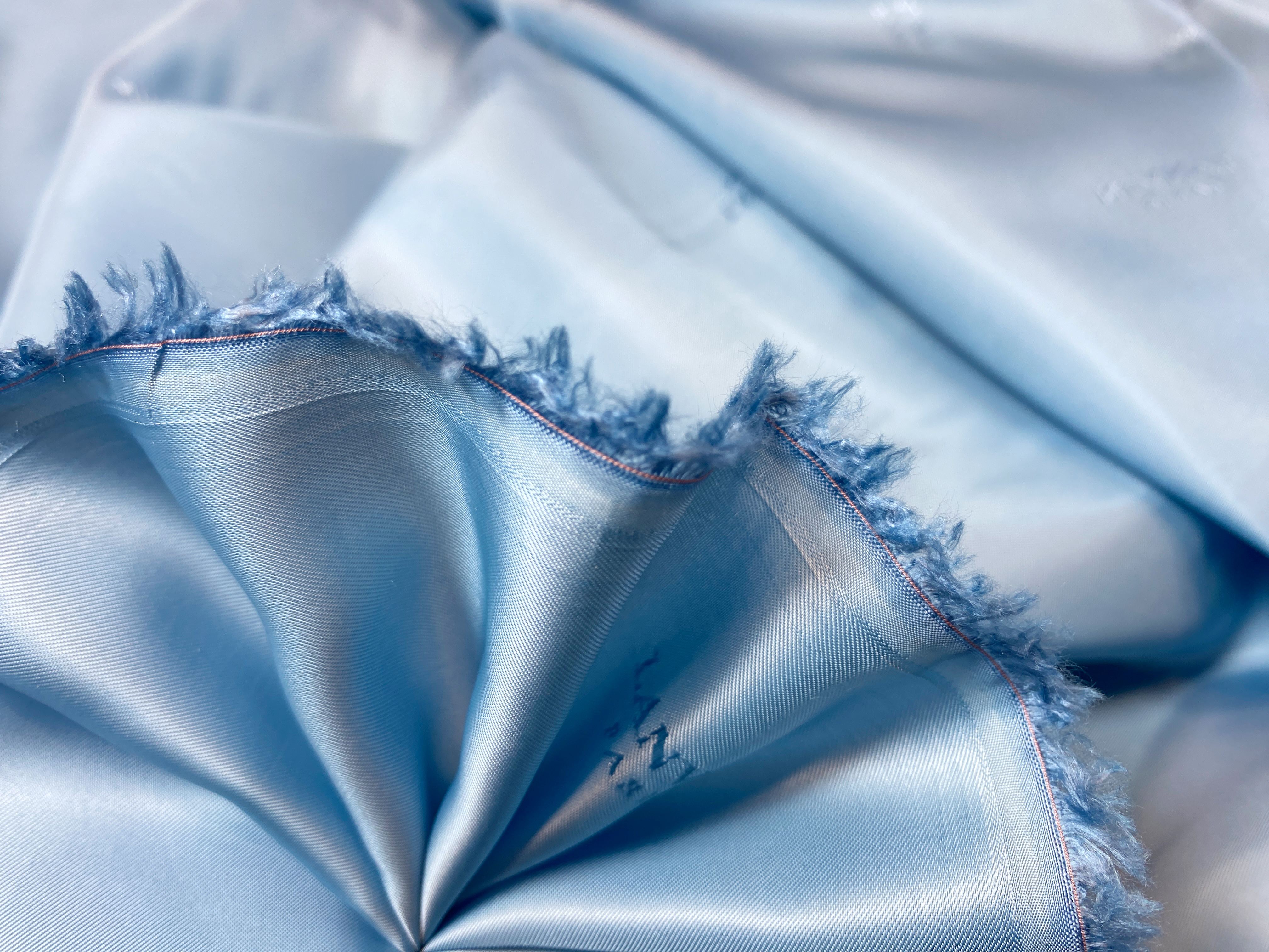 Jacquardfutter hellblau