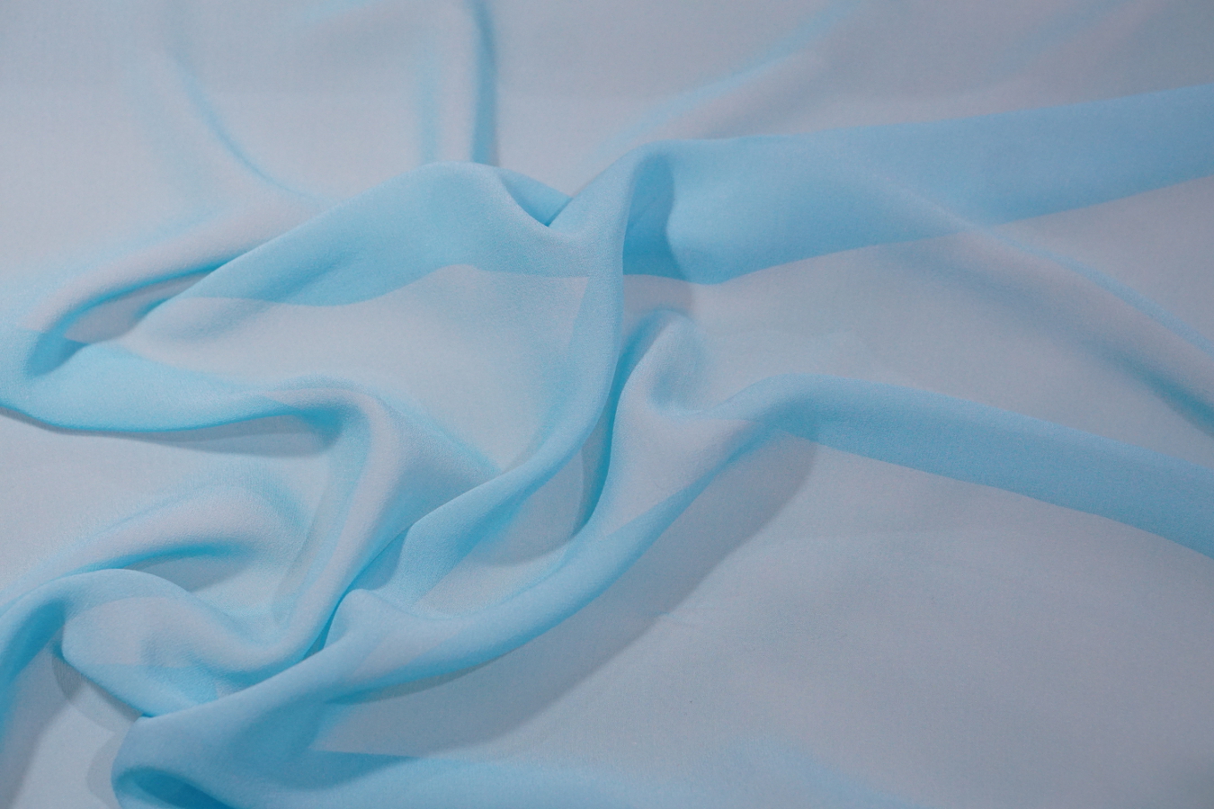 Chiffon - blaues türkis