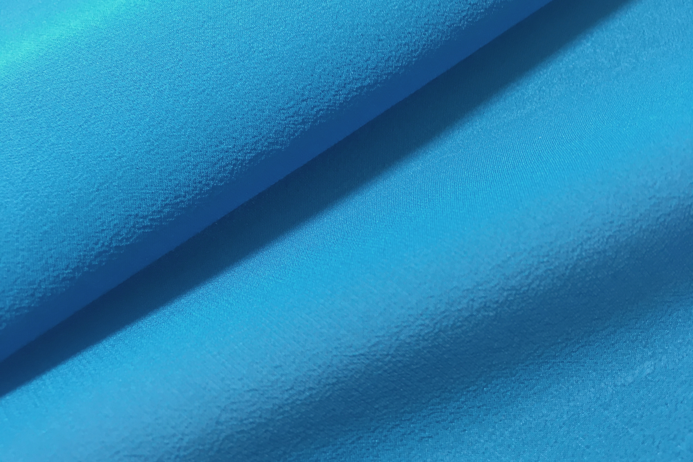 Seidengeorgette- türkisblau