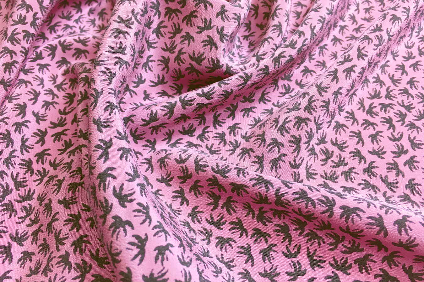 Seidencrêpe - Streumuster