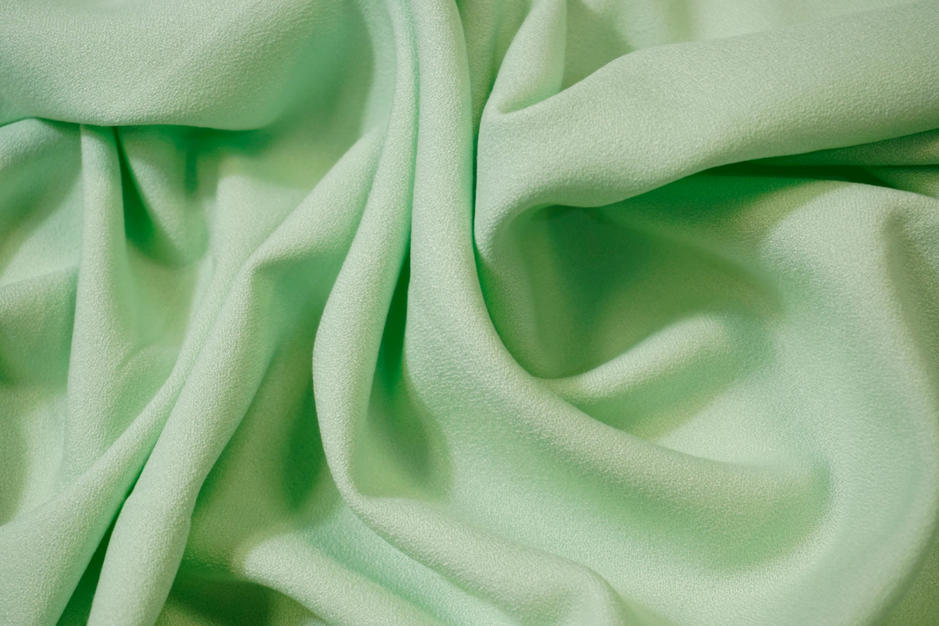 Viskosecrêpe - pastell mint