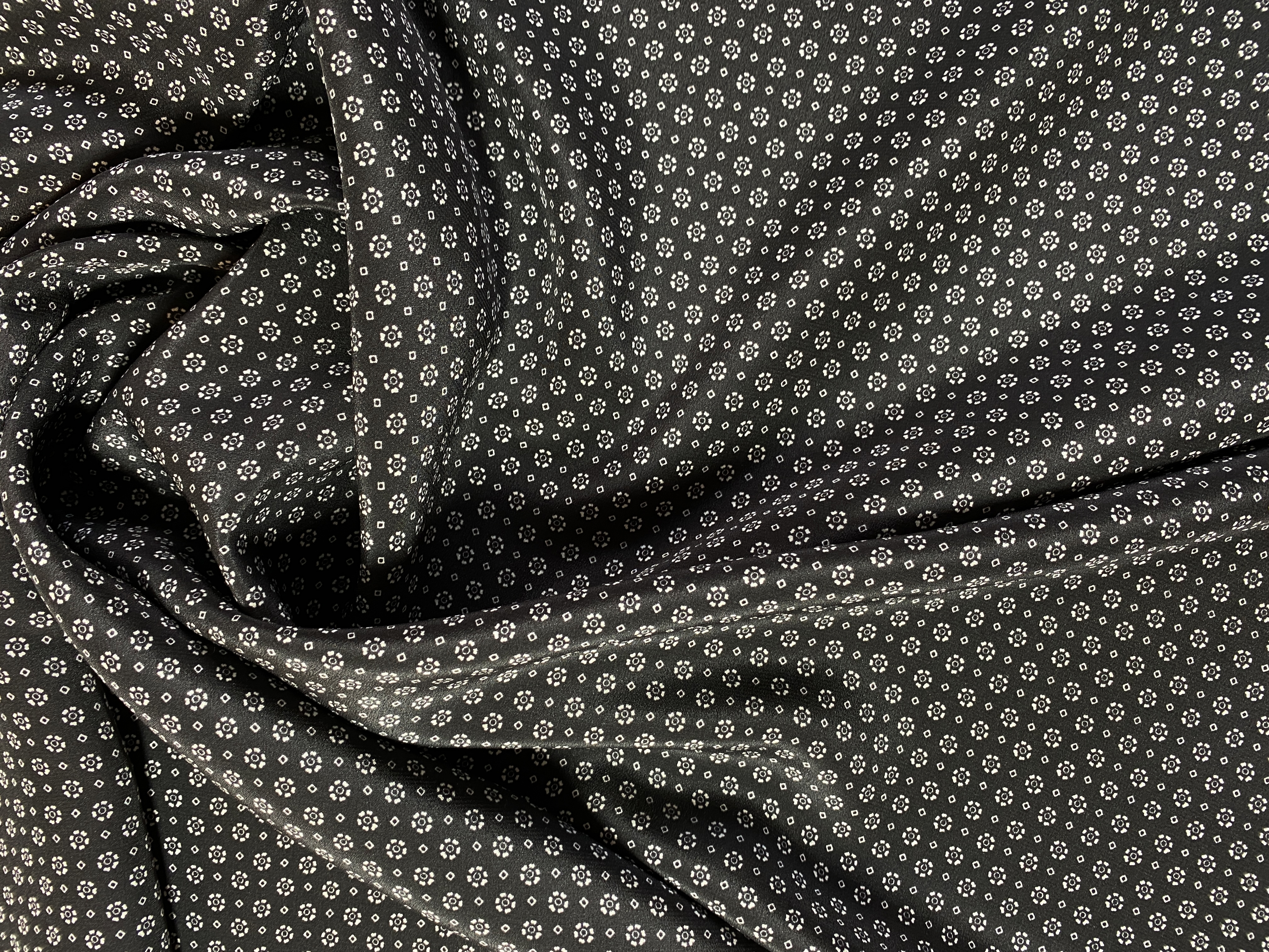 Crepe de Chine Krawattenmuster