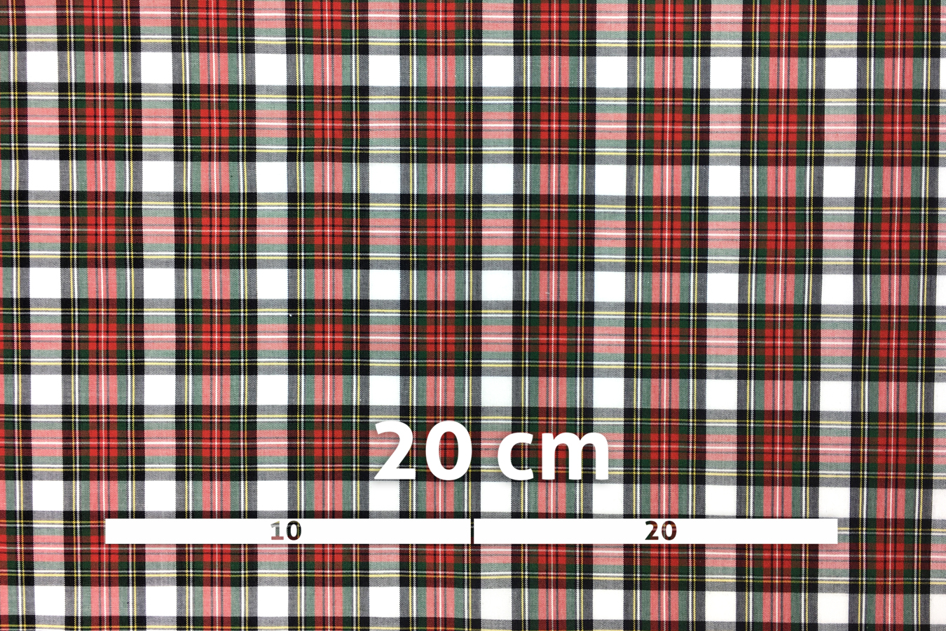 Baumwolle - Karo, weiß/bunt